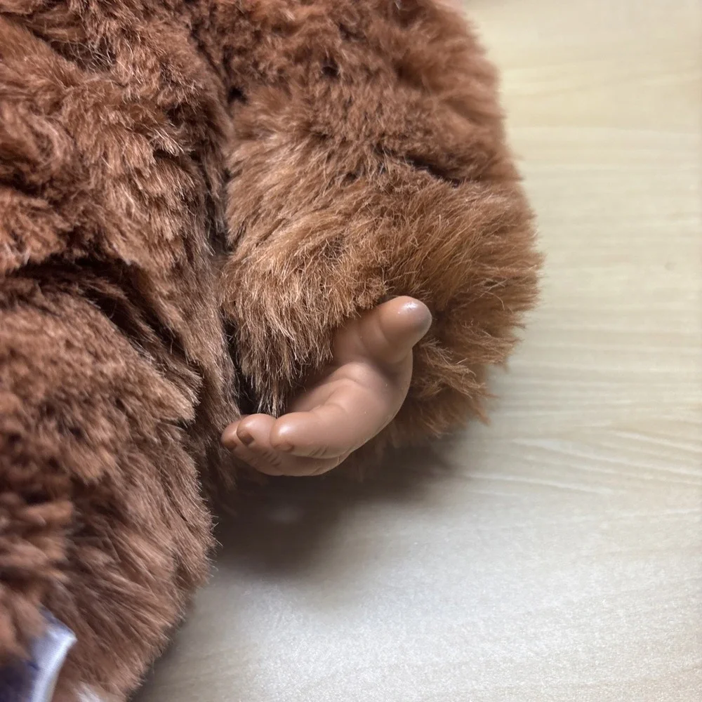 Anne Geddes Baby Doll Bear Brown Eyes Fur Vintage 1997 VINTAGE. Great Condition
